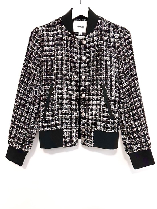 CHRLDR Jackets & Blazers - CHRLDR tweed boucle varsity jacket